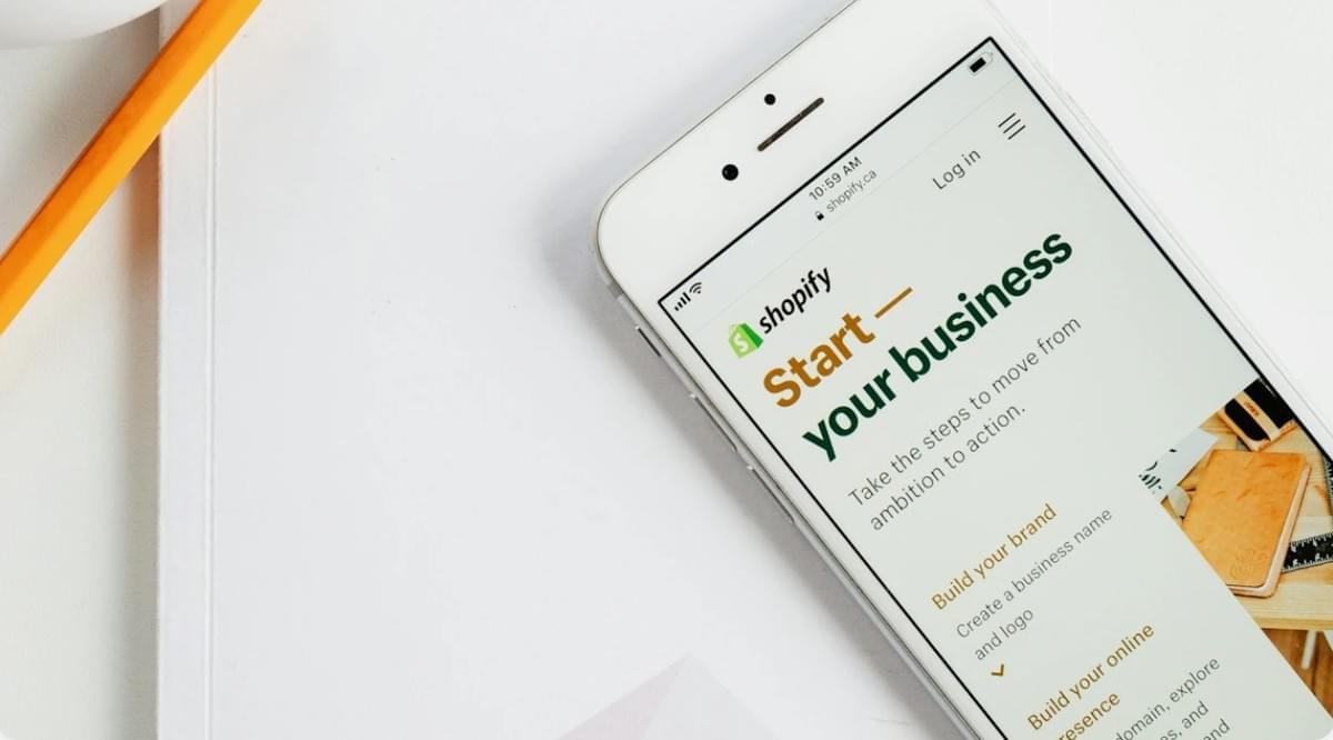 Shopify mobiele site