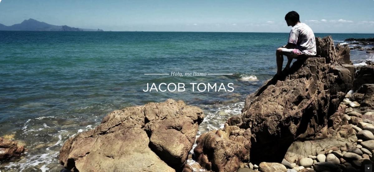 professionele persoonlijke websitesjabloon zoals Jacob