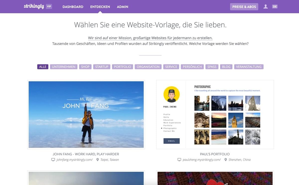 Webdesign-Tools: Anpassungsoptionen