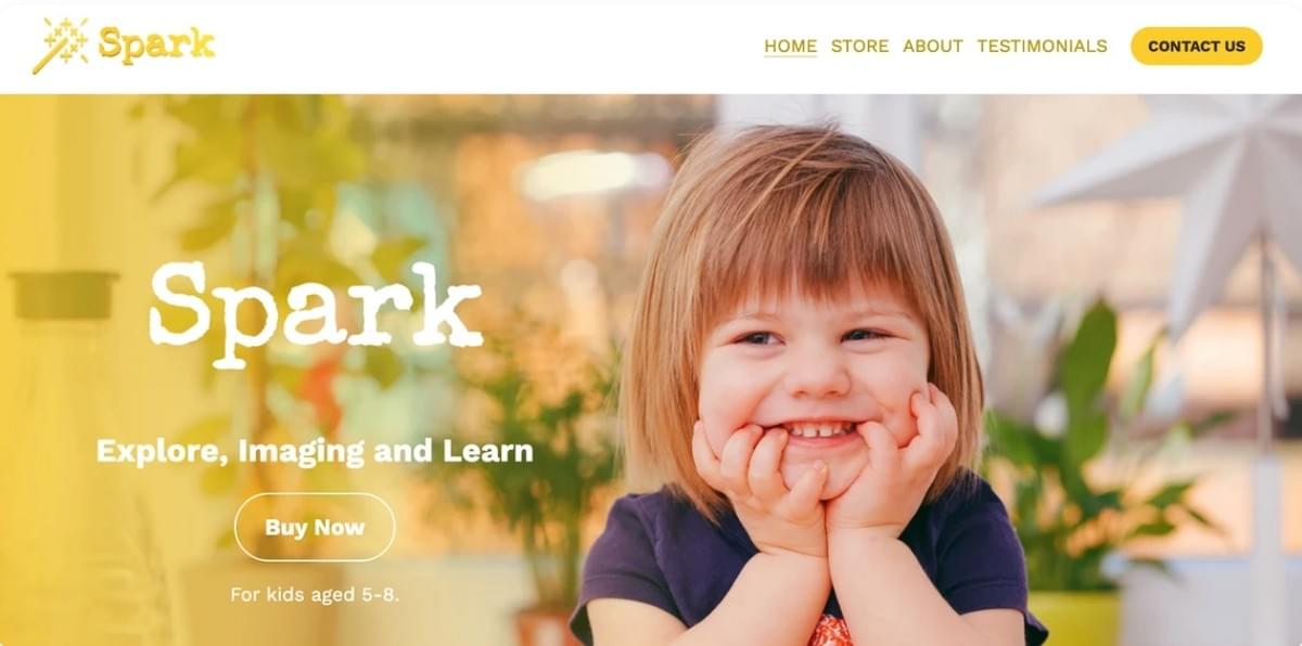 Spark Online Winkel Sjabloon