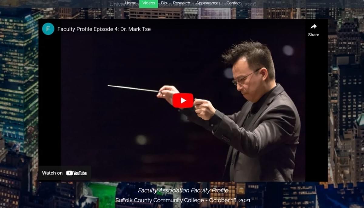 Mark Tse - dirigent website