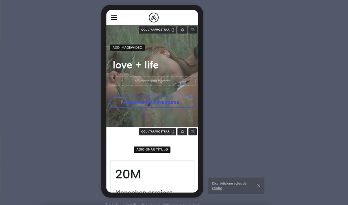 Surpreendentemente como exemplo de soluções inovadoras de web design - Site otimizado para dispositivos móveis