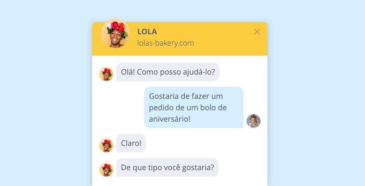 Recurso de Chat ao Vivo da Strikingly