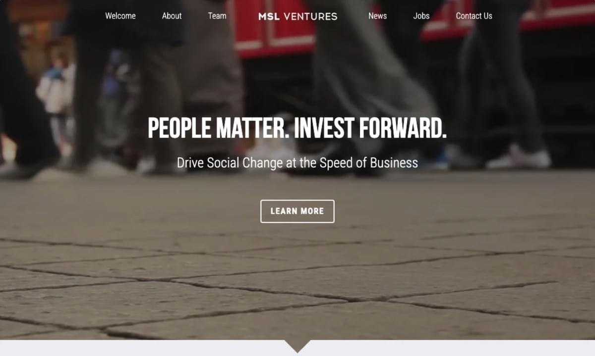 Template de Site da Strikingly