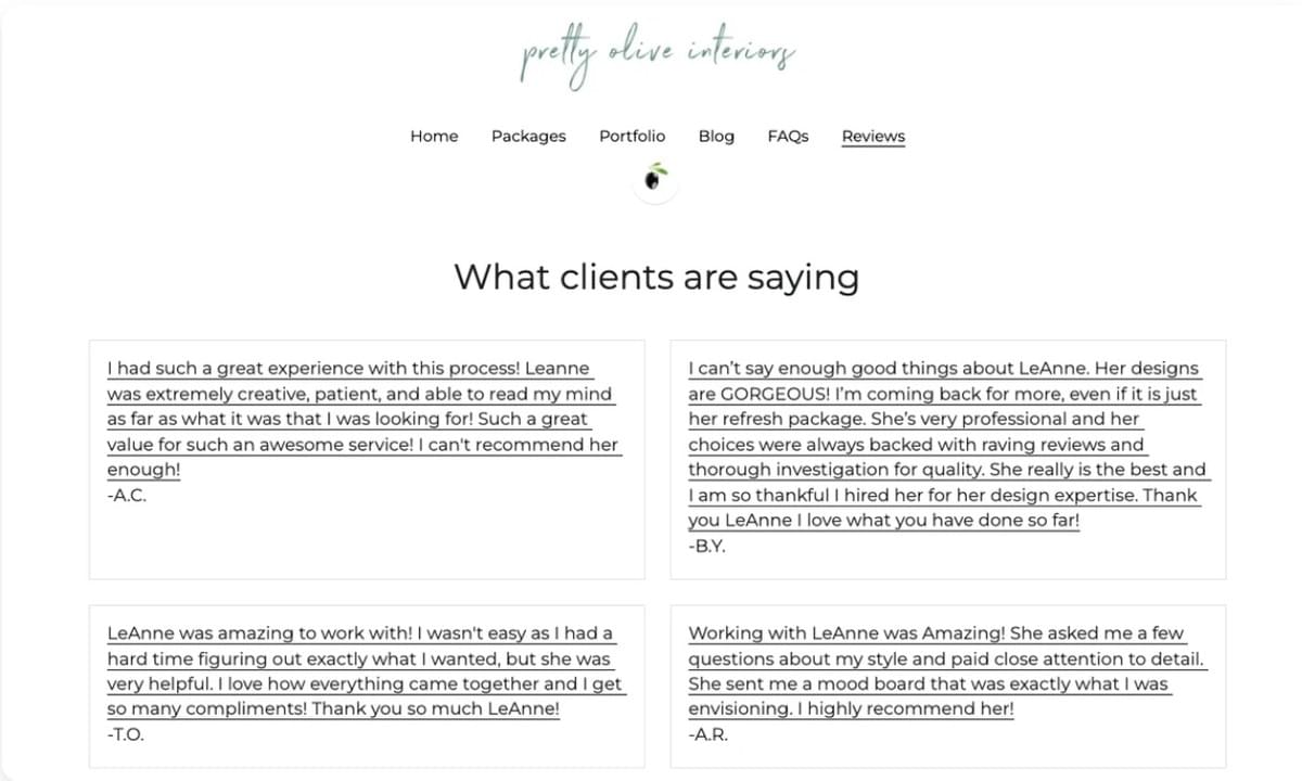 Mooie olijfkleurige binnenpagina