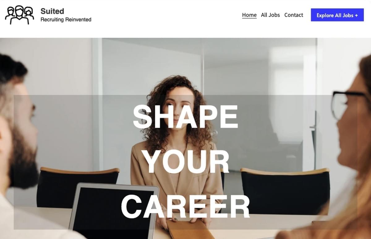 HR Bureau Startpagina Ontwerp
