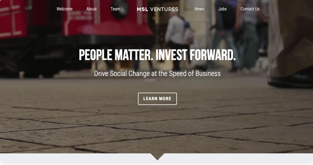 Modelo MSL Ventures da Strikingly