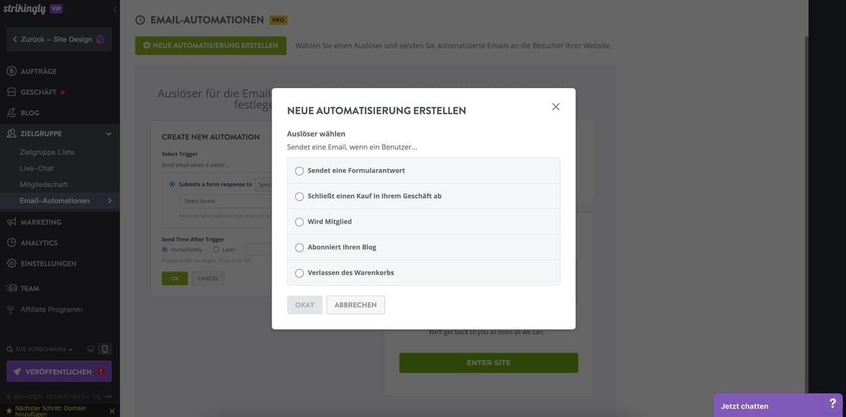 So nutzen Sie Buyer Personas mit Strikingly - Segmentierte E-Mail-Kampagnen