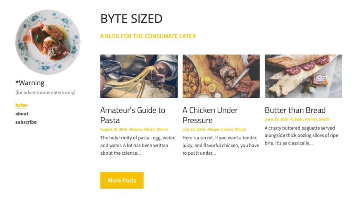 Byte Sized Blog-Marketing-Vorlage