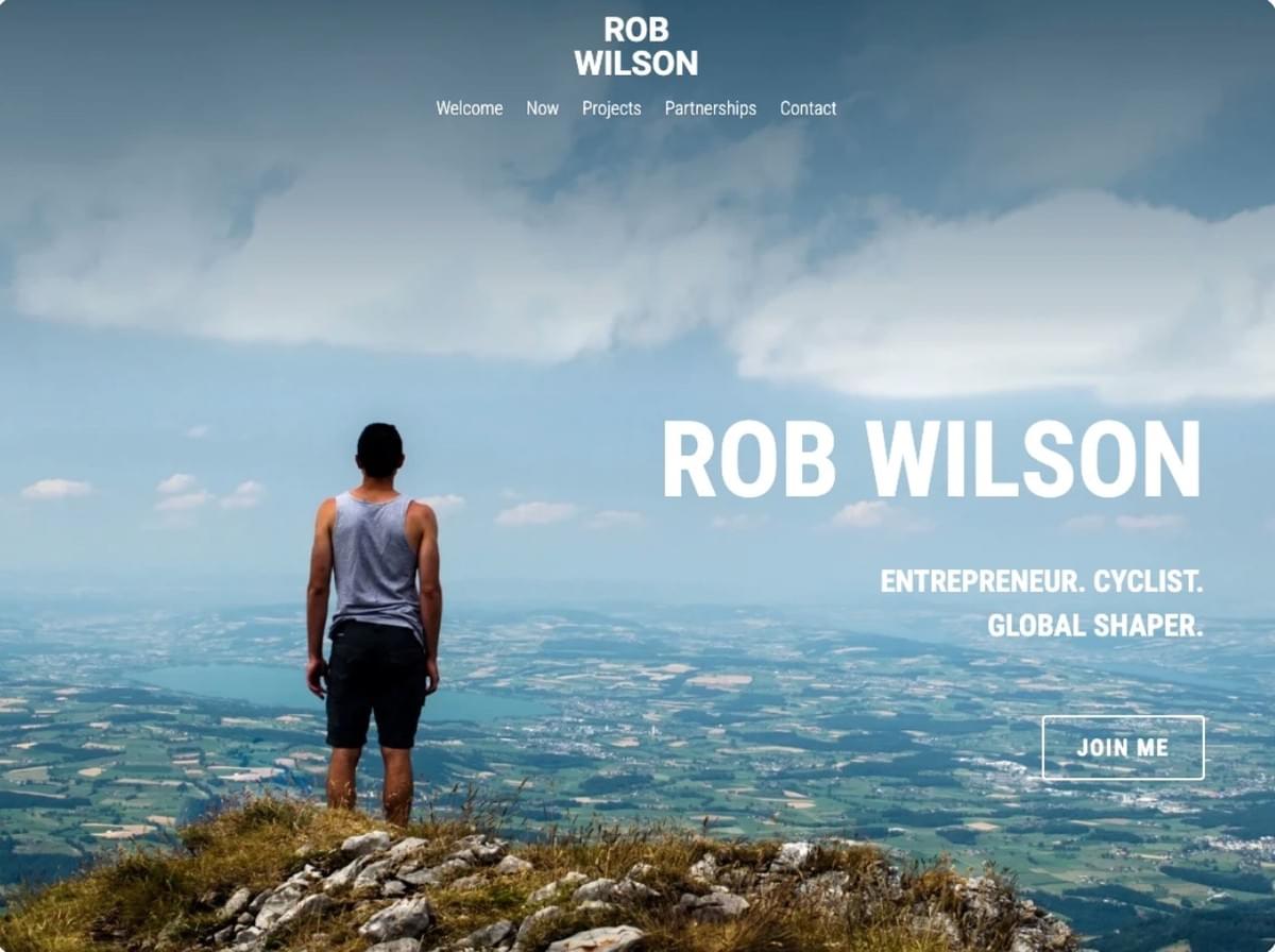 Bright Website Sjabloon van Strikingly