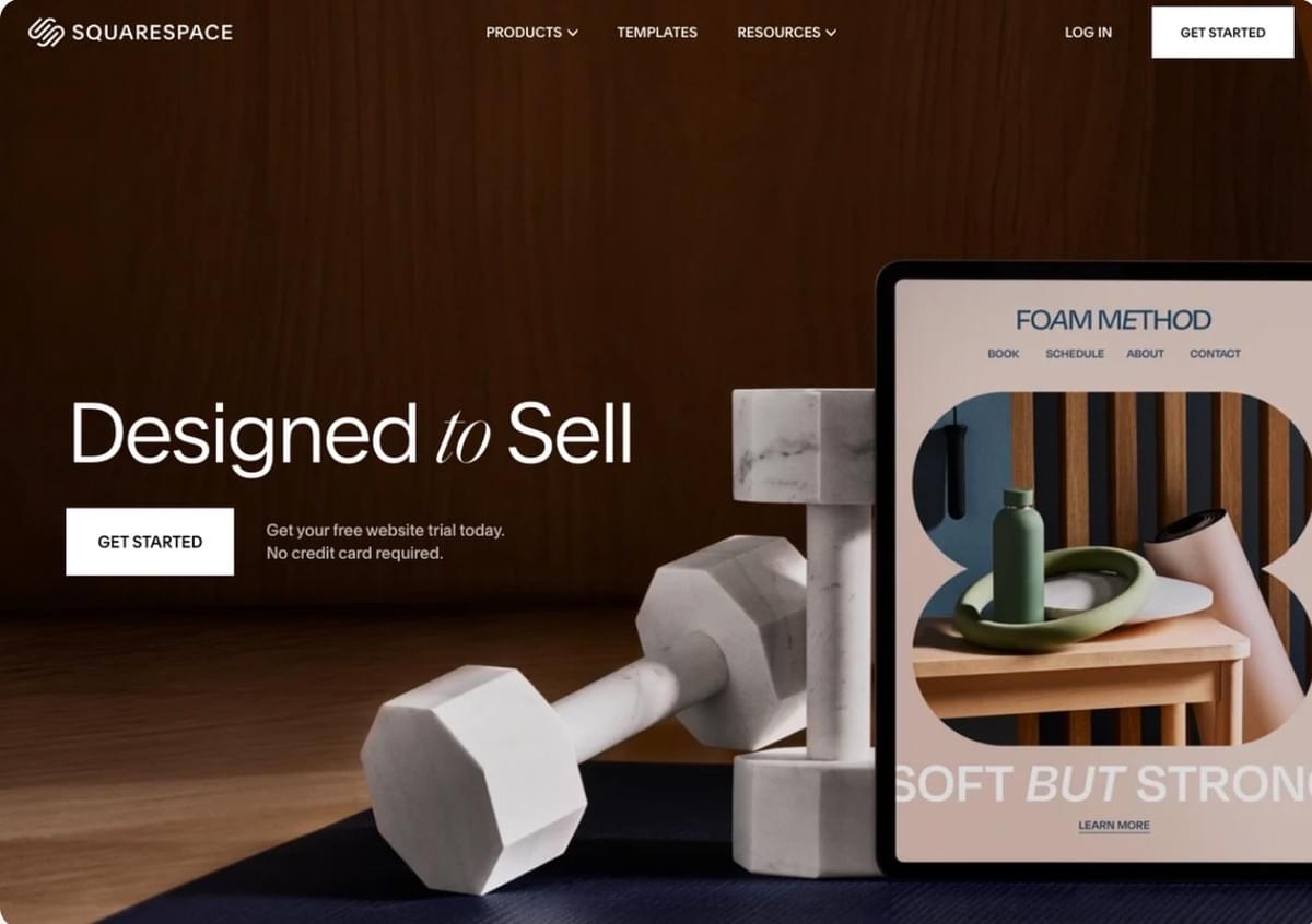 Squarespace websitebouwer