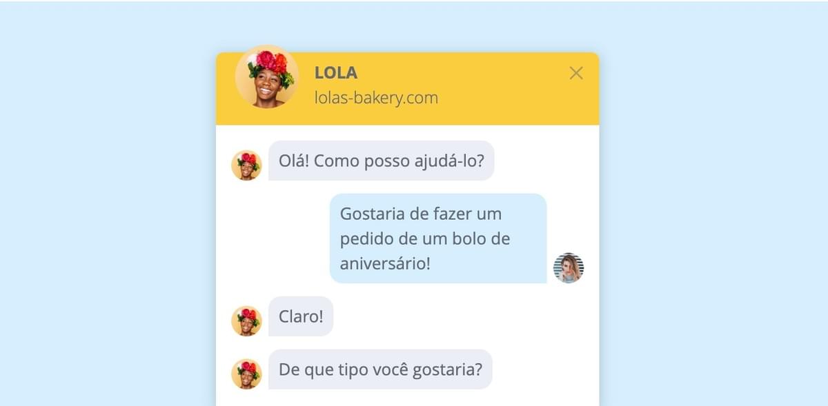 Recurso de Chat ao Vivo da Strikingly