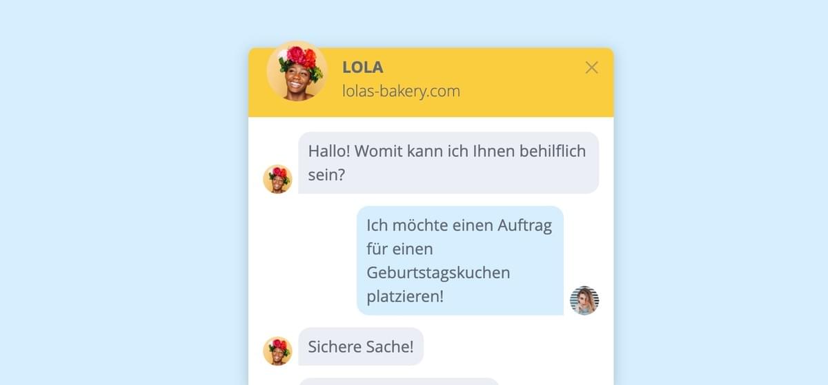 Strikingly Live-Chat-Funktion