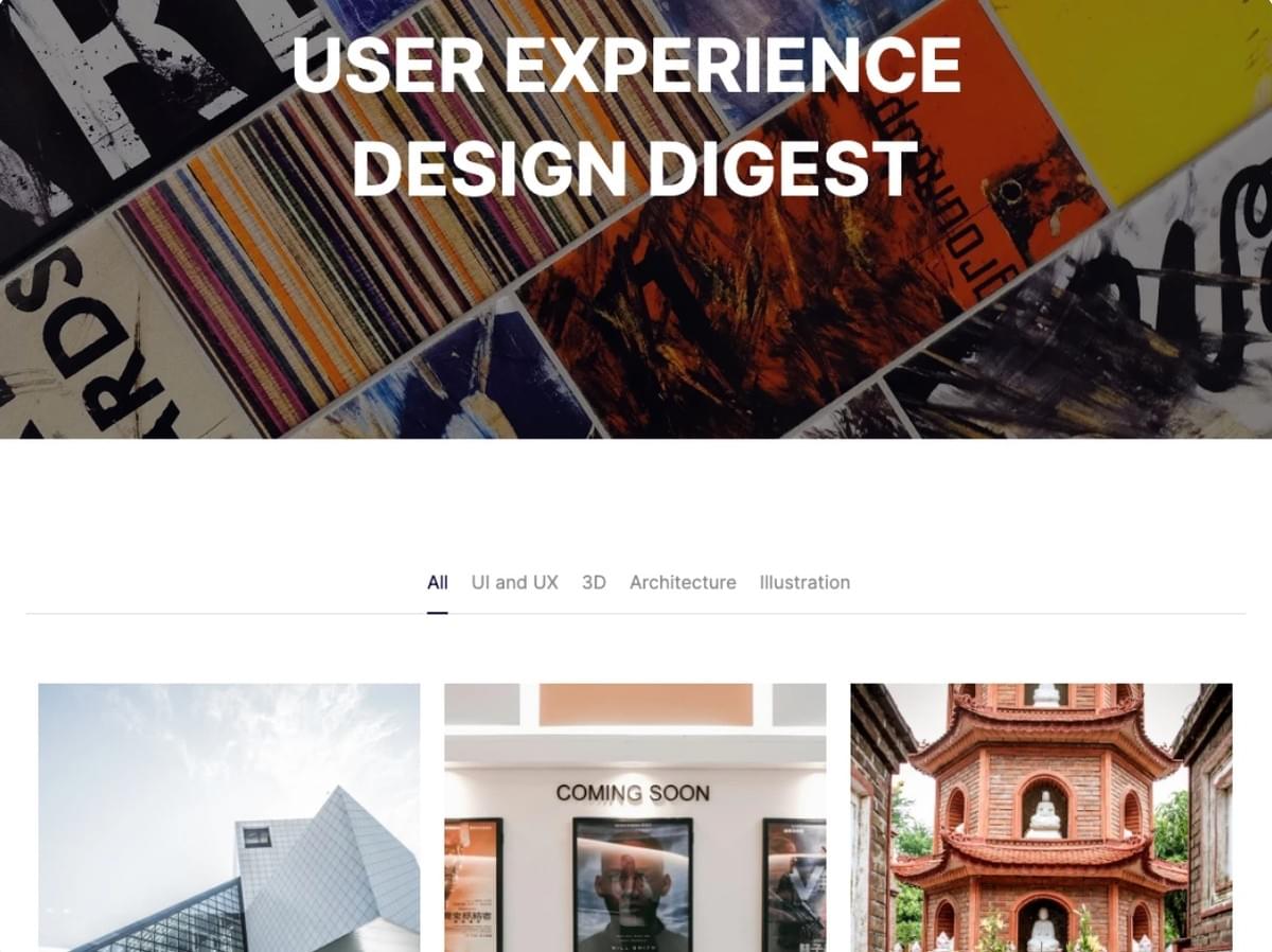 Modelle Template van Strikingly