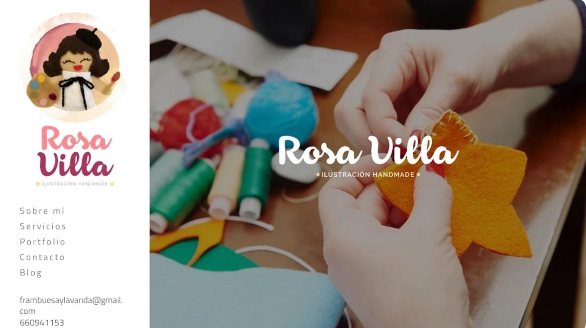 Rosa Villa Logo Design