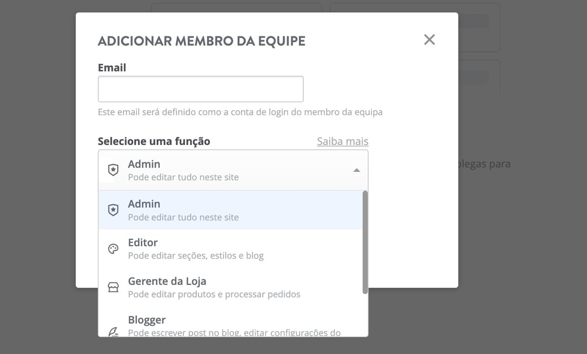 Cargos na Equipe Strikingly