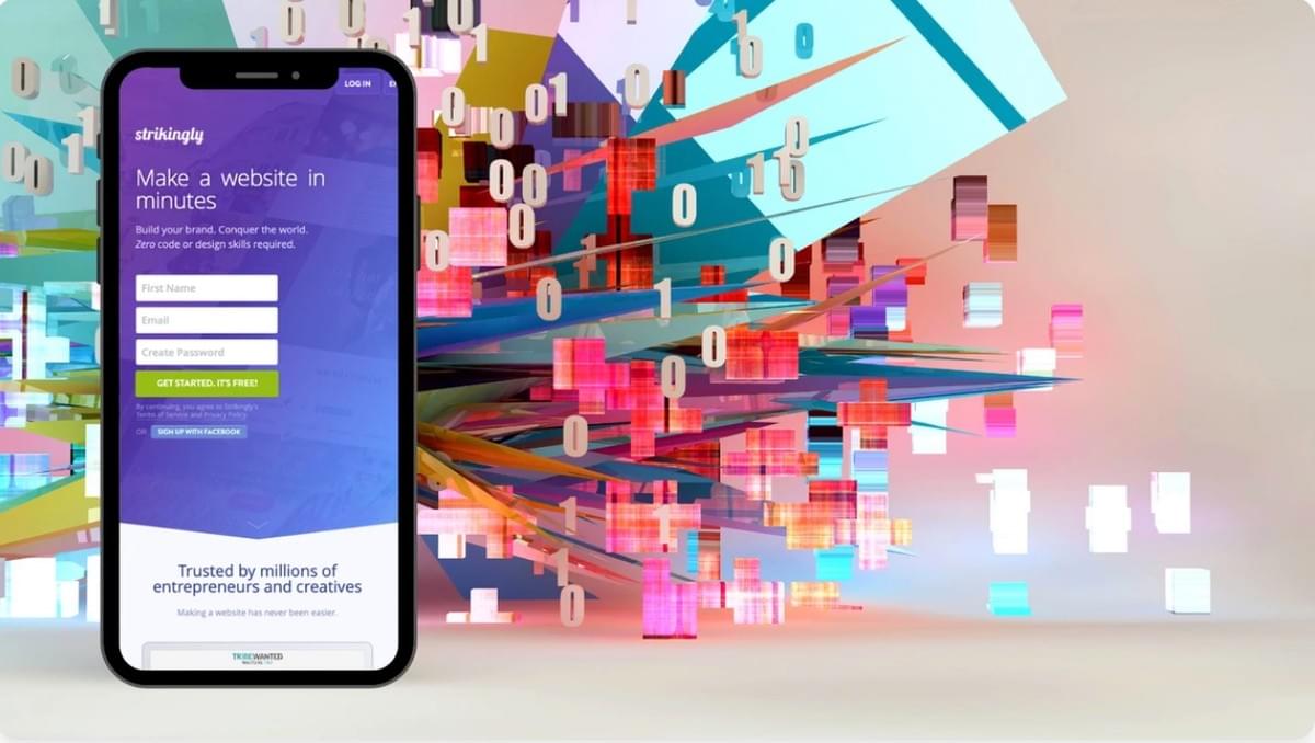 Strikingly Landingspagina