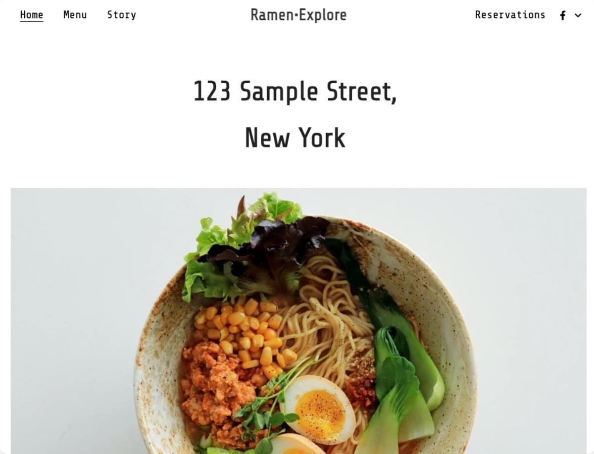 Ramen Explore Food Blog Template