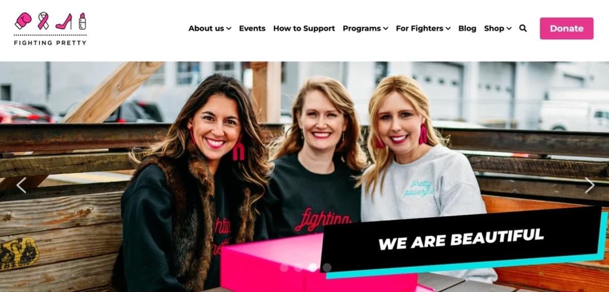 Fighting Pretty benutzerdefiniertes Logo