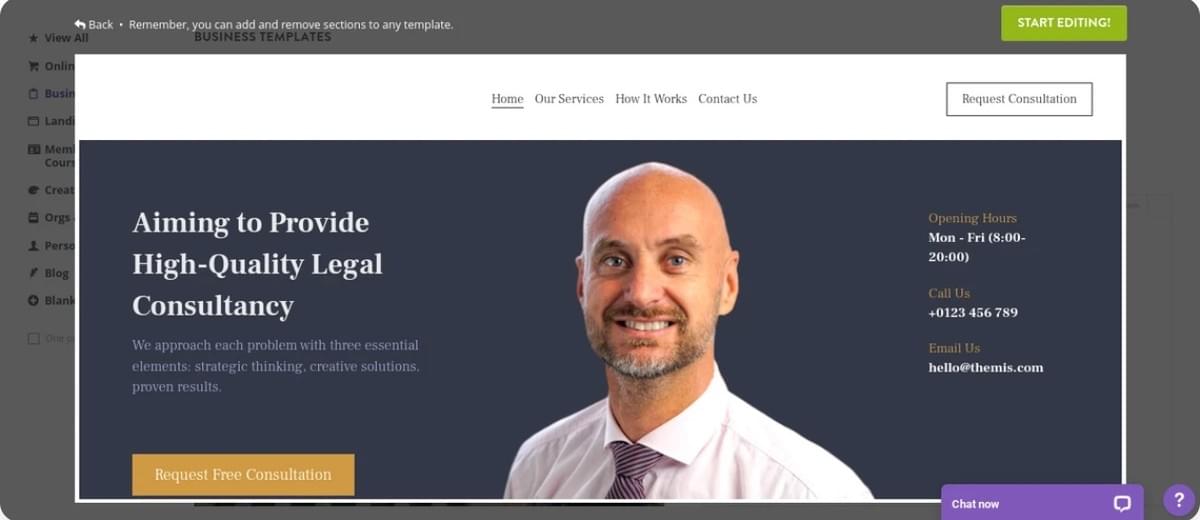 Konvertieren Sie Website-Besucher mit Strikingly – Klarer Call-to-Action (CTA)