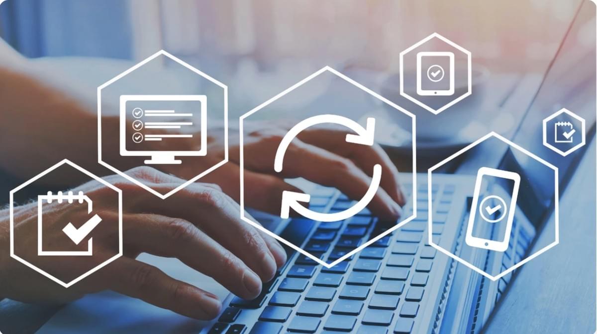 Business Software Solutions-iconen voor financiën, verkoop en marketing