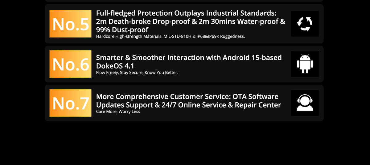 BL7000 - World's 1st 5G AI Rugged Smartphone