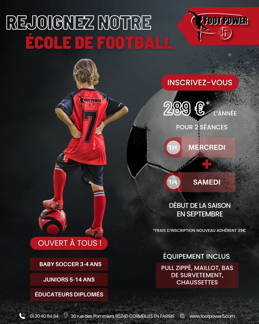 five cormeilles ; five cormeille ; foot power 5 ; footpower