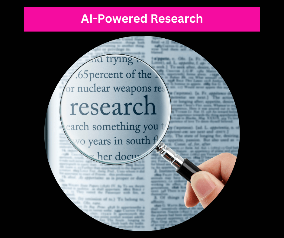 dictionary focused on "Research"