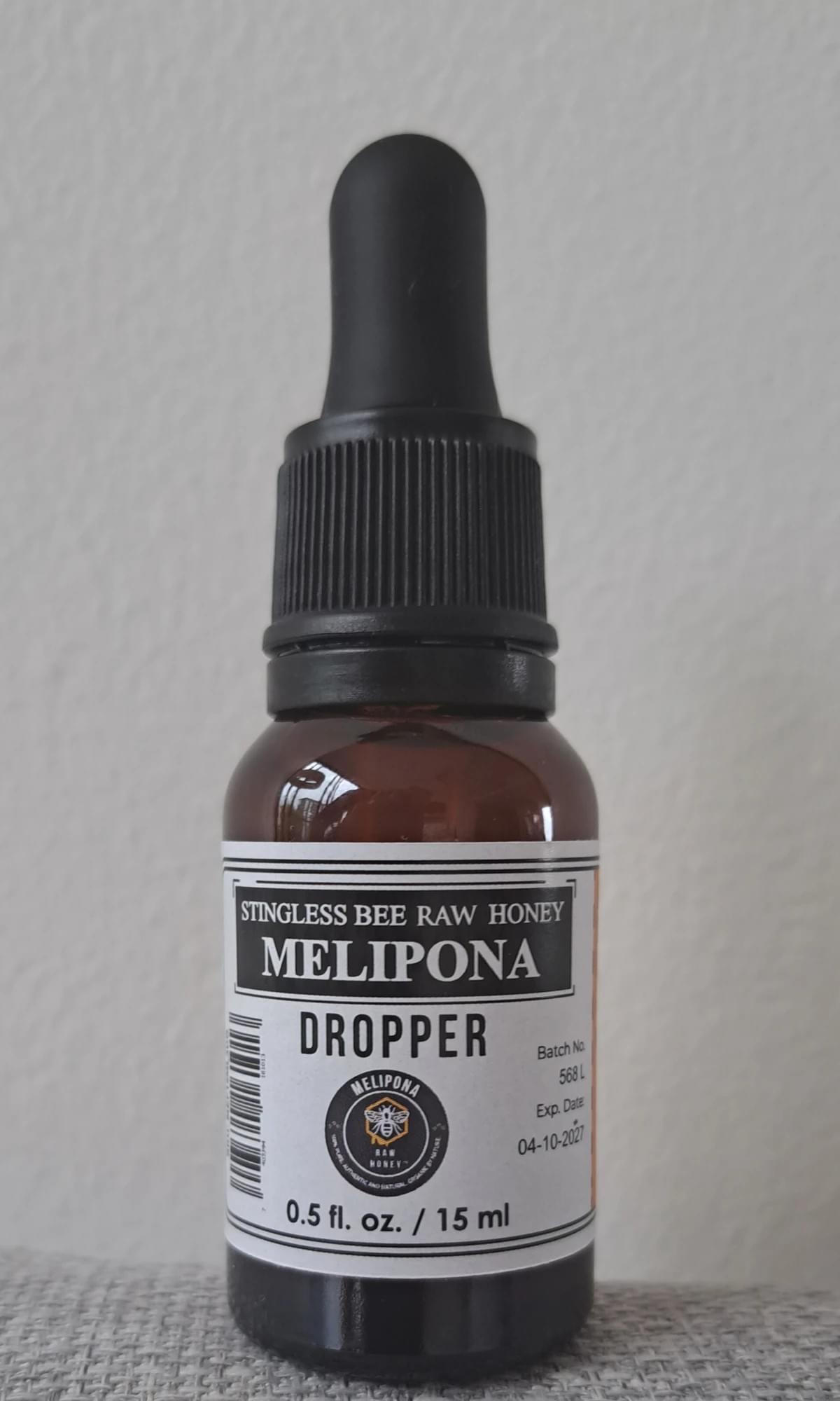Melipona Bee Raw Honey Drops not diluted