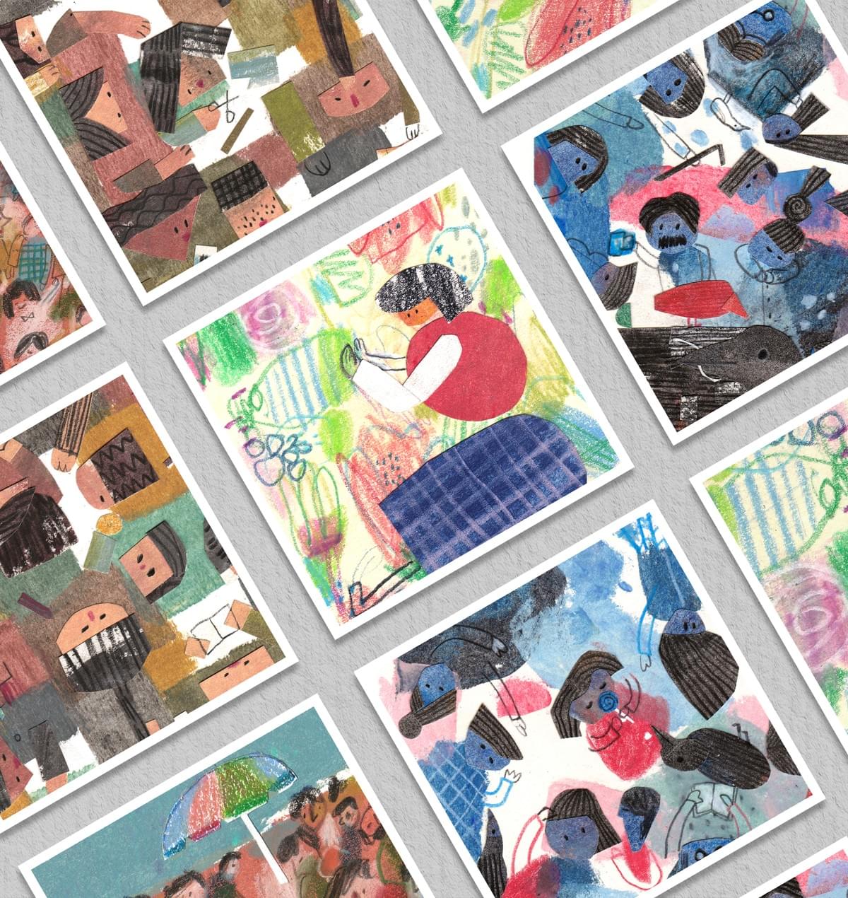 油粉彩/週三午/插畫B，4/22開學  