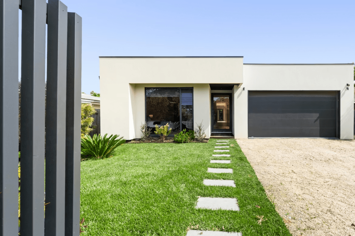 are tesla homes available in the us? Prefab house showcasing eco-friendly features.