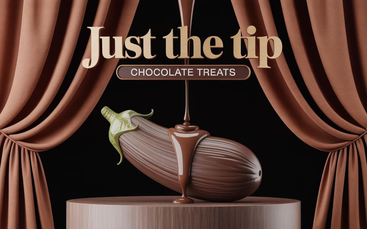 Use Nutella or your favorite Chocolate: Warm it up, Just the Tip chocolate with Jiftip, what a treat. Photo credit: Ideogram AI