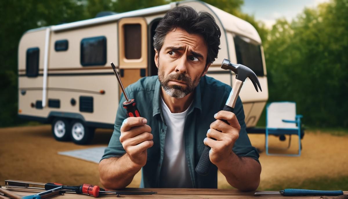 RV DIY A StepbyStep Guide to Repairing a Torn Camper...