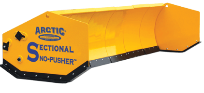 Sectional Plow attachment for skidsteers and loaders. New Truck versions available.