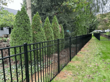 Installed Boca Raton Aluminum Fence 