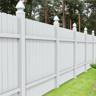 Marysville, Ohio Customized Privacy Vinyl Fence