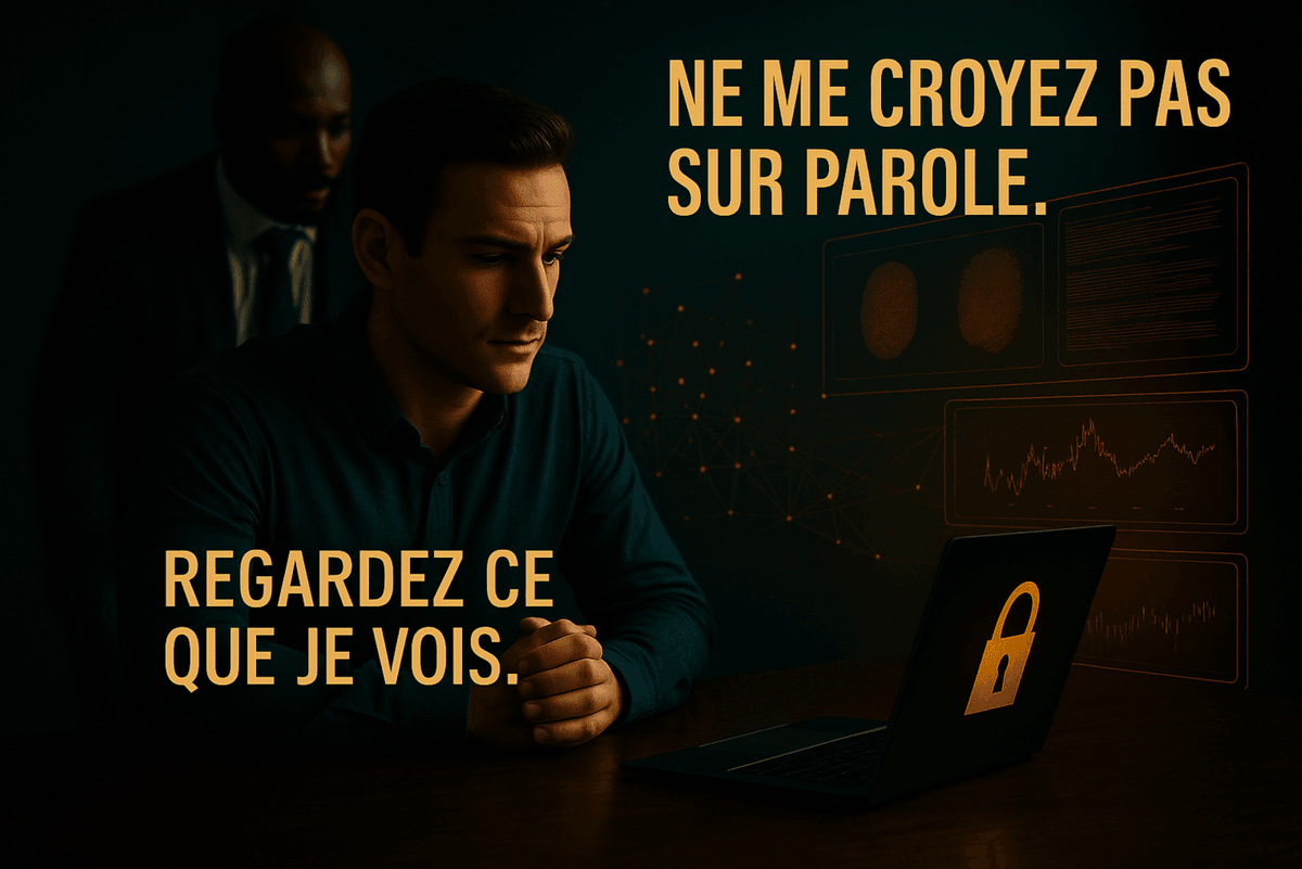  Truthx en action dans son univers deepTech en train d'analyser une affaire au sein d'une cyber attaque