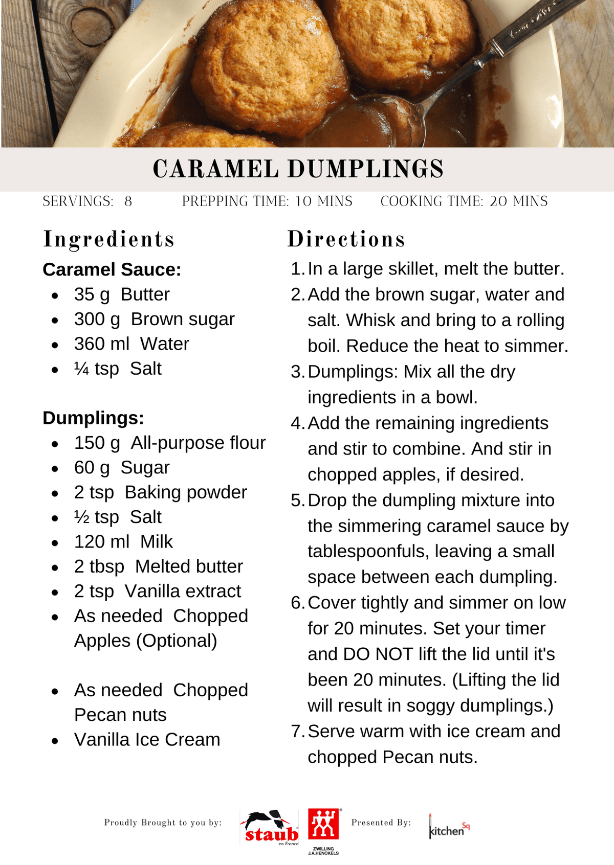 Caramel Dumplings