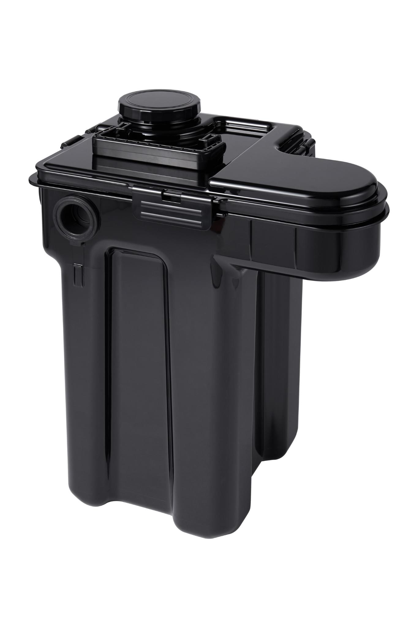 Carebidet sealed waste container
