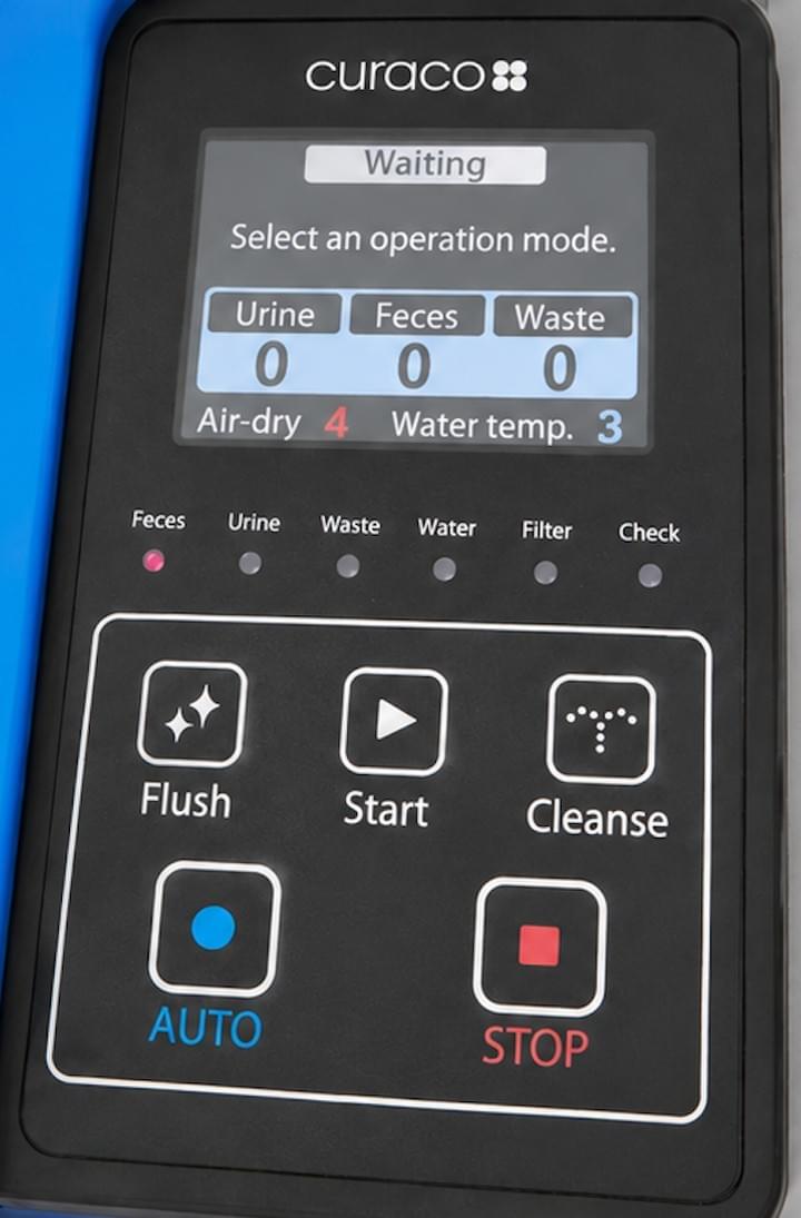 Carebidet control panel