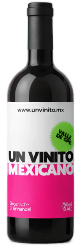 Un Vinito Mexicano - botella 3