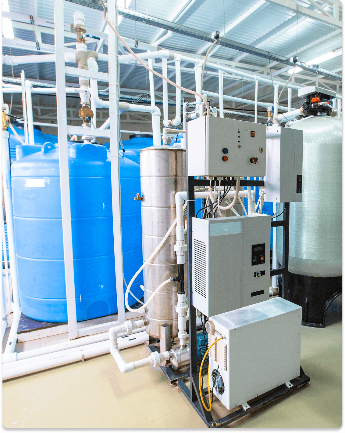 Planta de tratamiento de agua instalada por NP Ingeniería de Aguas