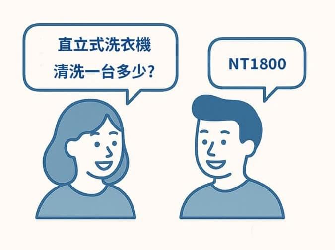 洗衣機價格示意圖