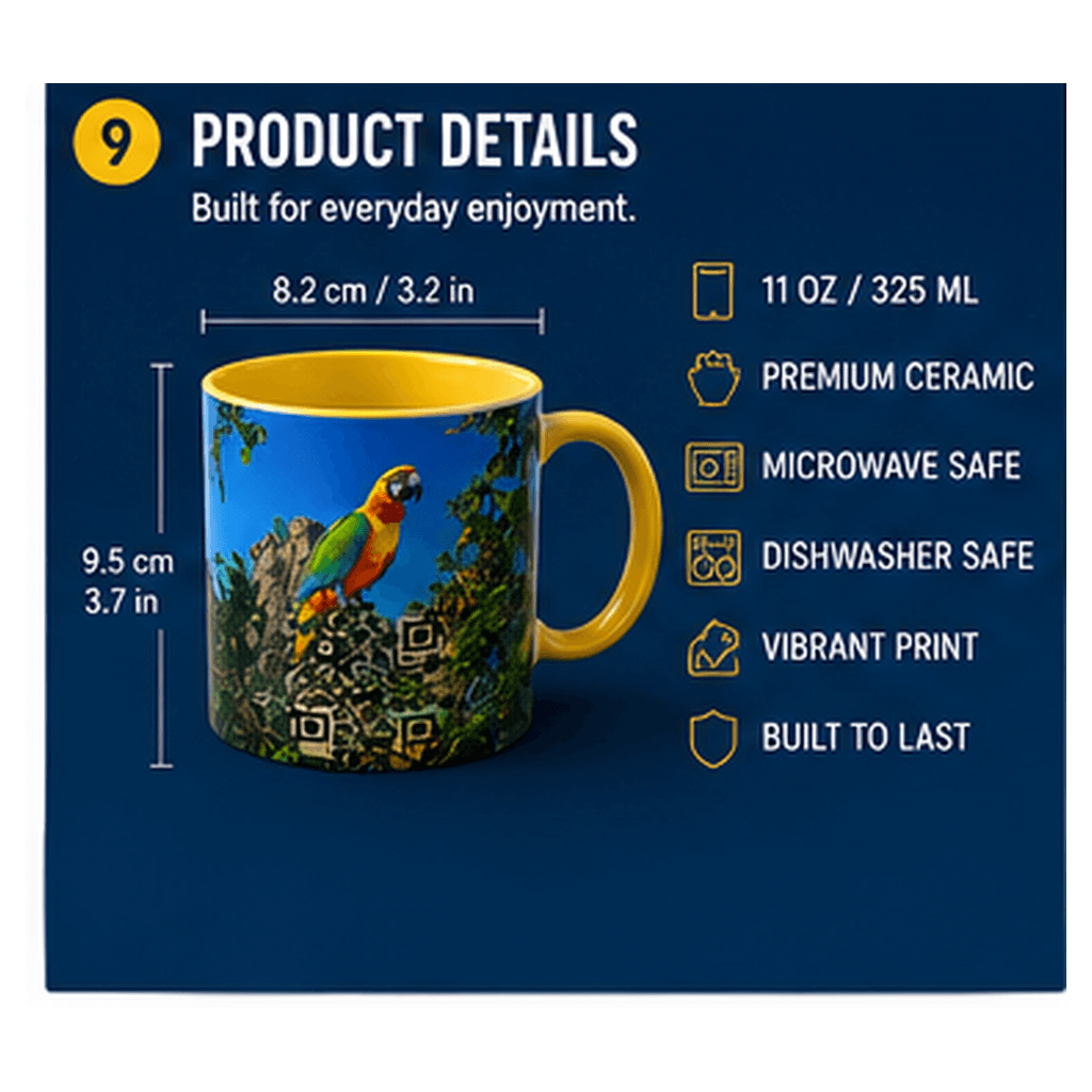 Mug Alive product specifications and ceramic mug details