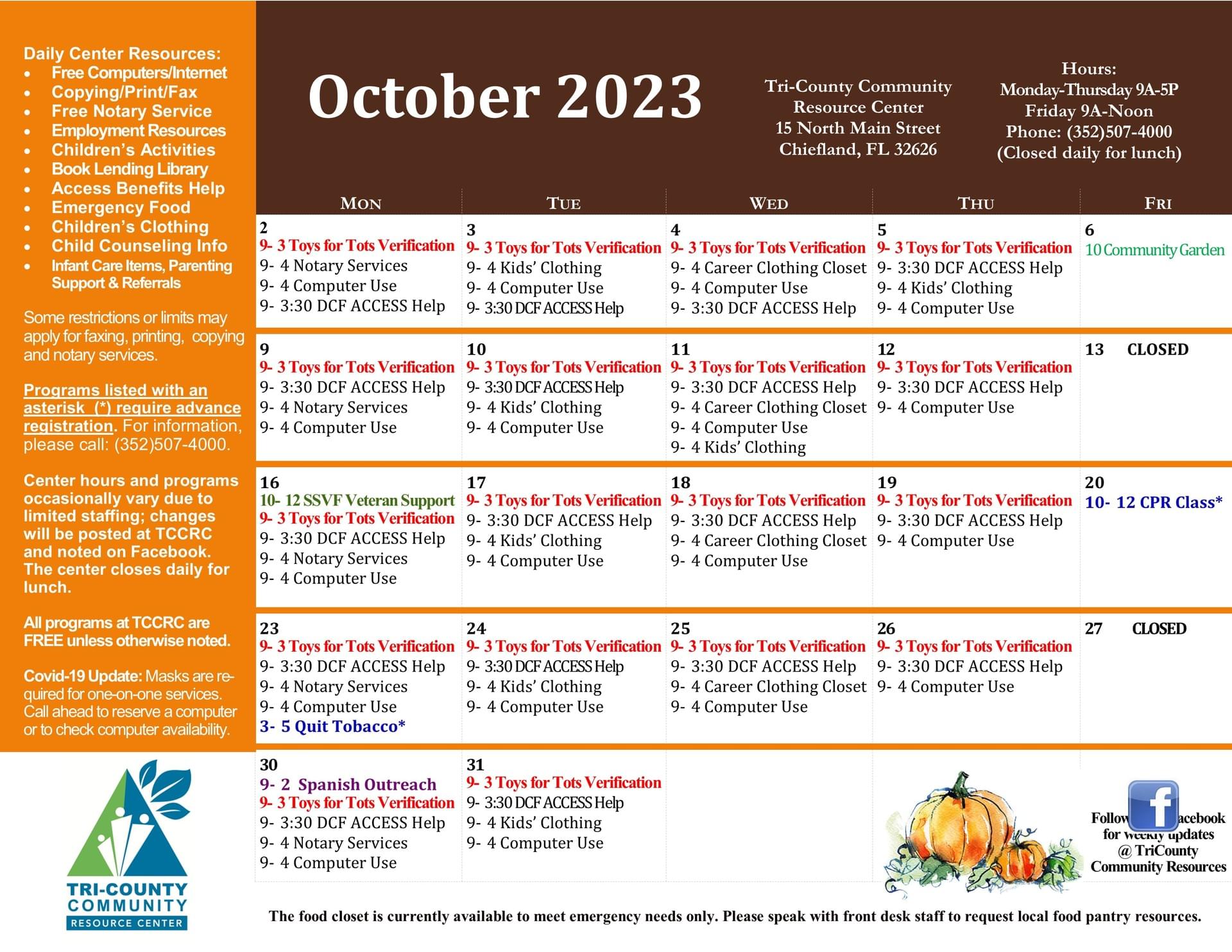Tri-County Community Resources, Inc.