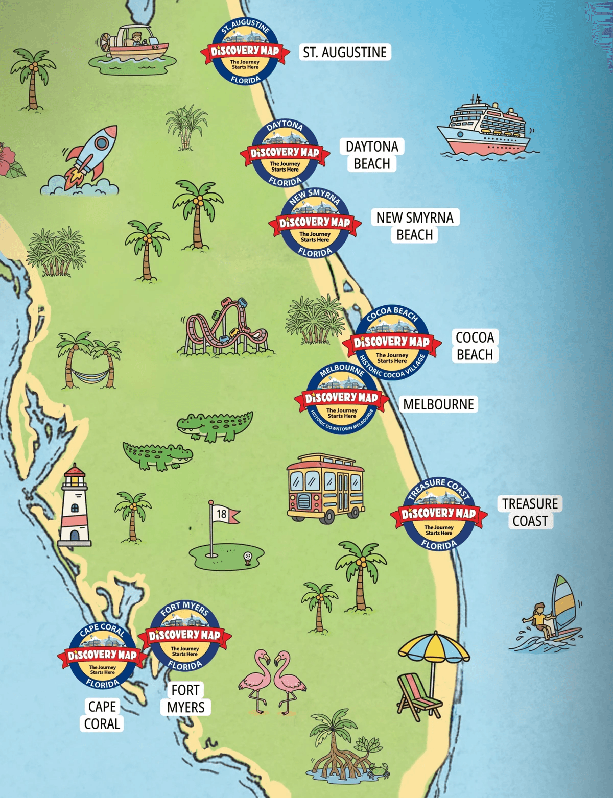 Point O Rocks Florida Map Maps - Get On The Discovery Map