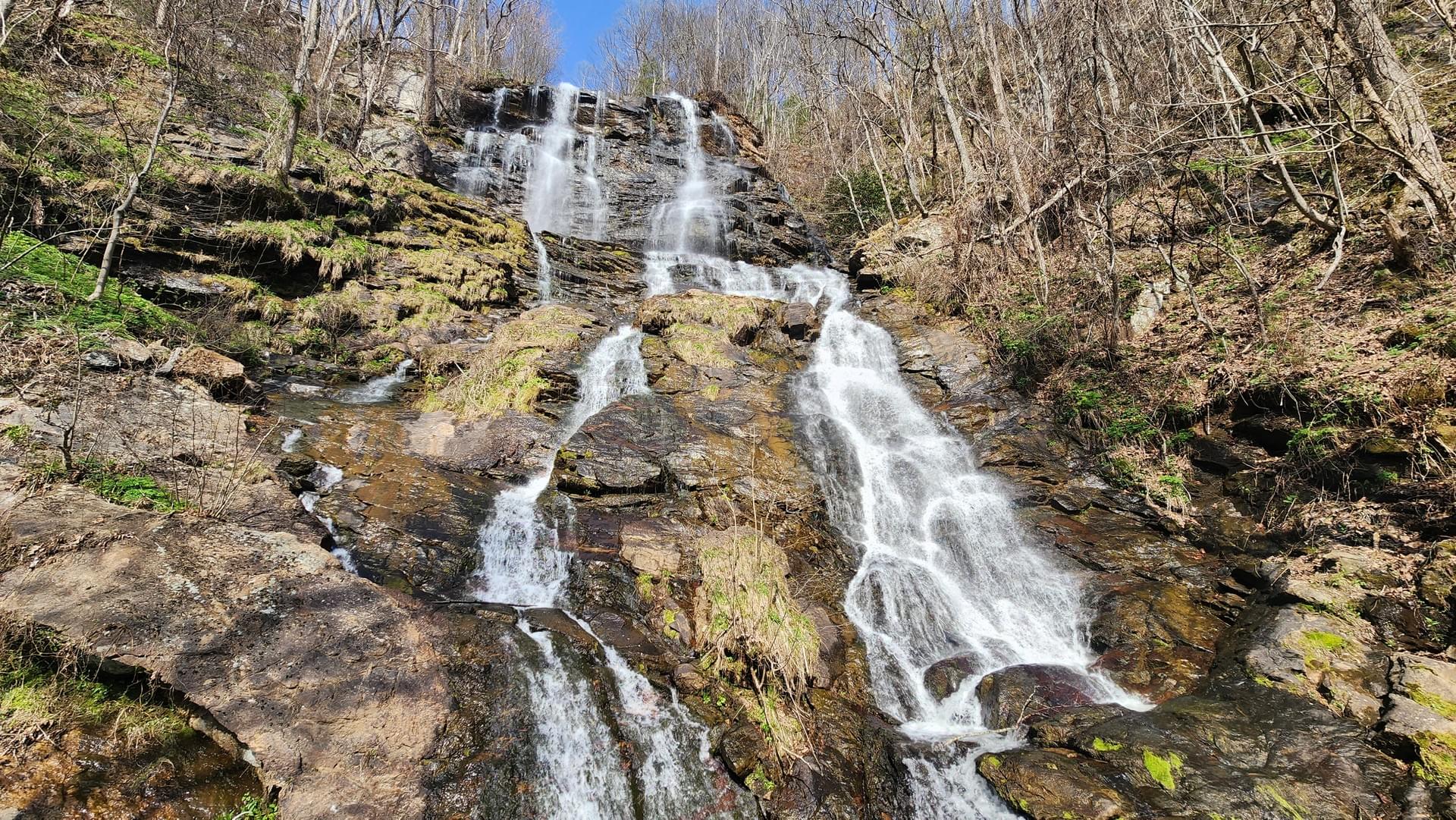 Landscape top of Amicalola Falls IronHike AT Approach Trail endurance event Dawsonville GA