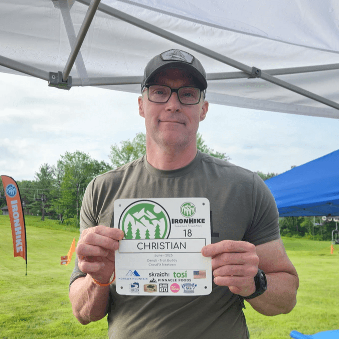 IronHike Mountain Athlete checking in at Base Camp Mohawk Mountain endurance Event Cornwall CT