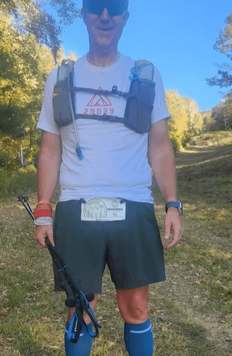 IronHike Mountain Athlete on course Mohawk Mountain Cornwall CT