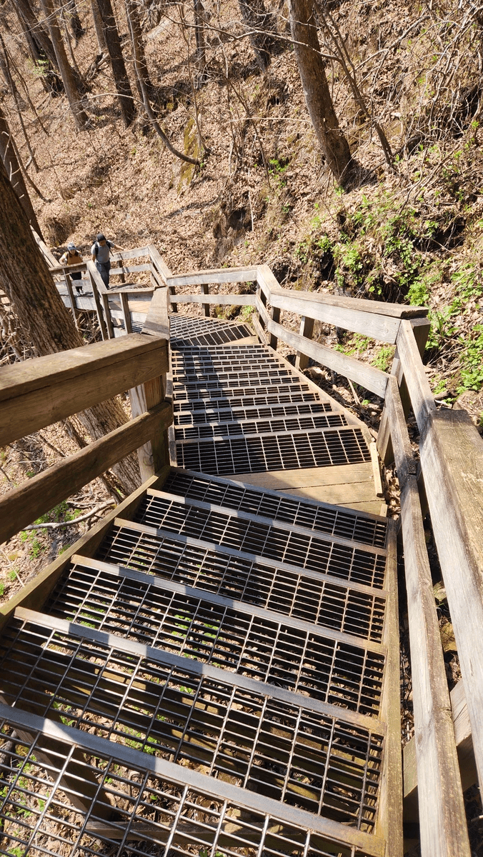 AT Approach staircase Amicalola Falls IronHike Endurance Event Dawsonville Georgia